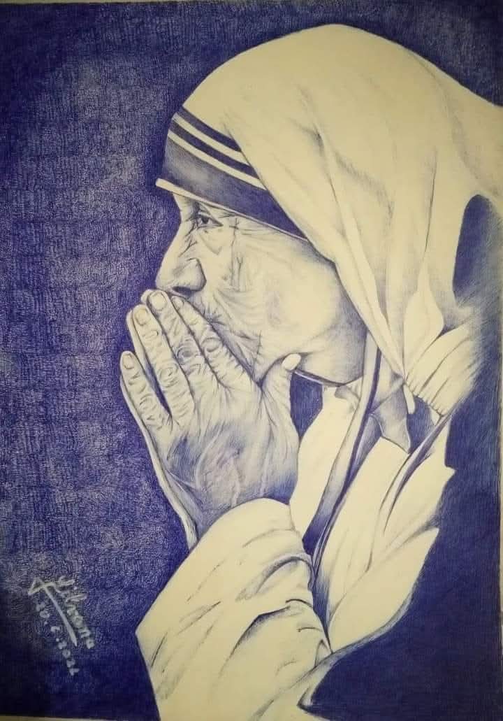 Mother Teresa in Prayer